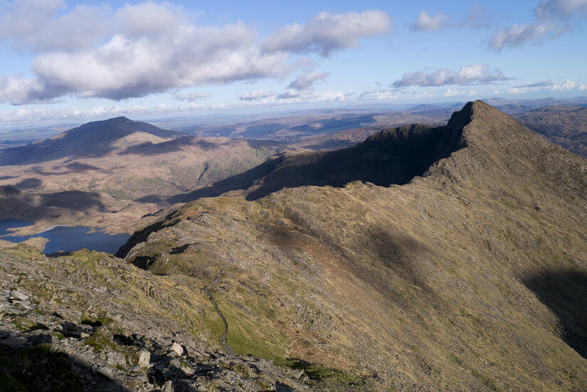 Ridge up to Y Lliwedd