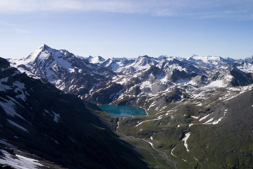 Lac du Santel and La Tsantelenia