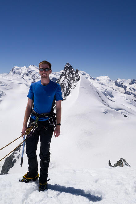 Me on the Allalinhorn