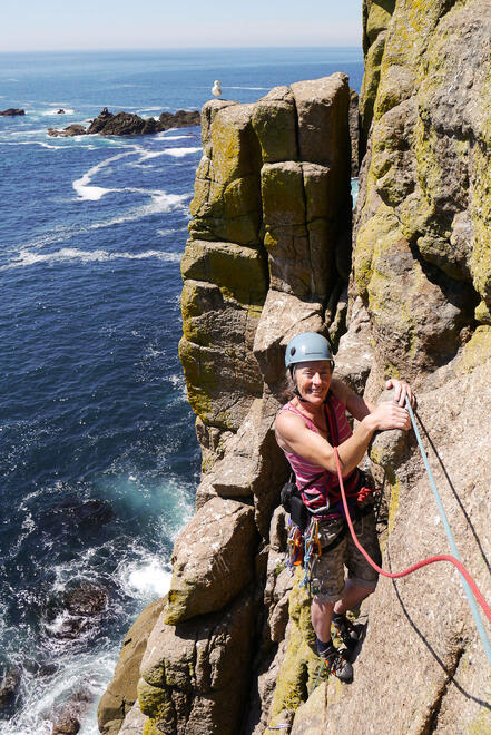 Climbing South Face Direct (VS 4c)