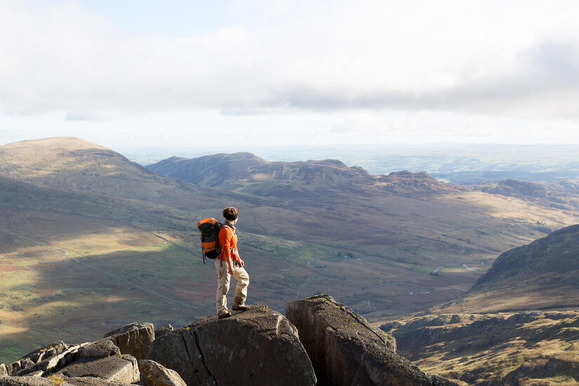 Stunning views on the North Ridge