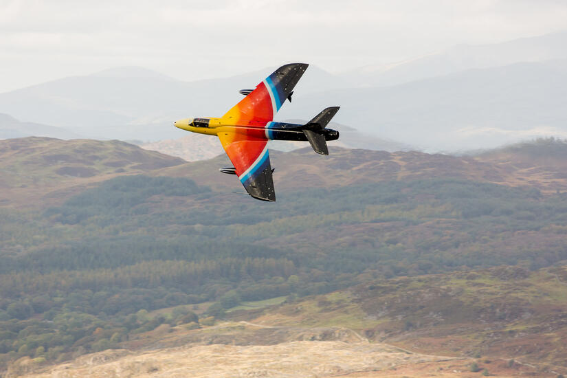 Miss Demeanour off into the distance