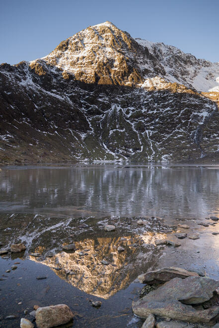 Snowdon & Llyn Glaslyn at Sunrise