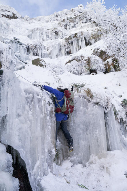 Climbing the first few falls