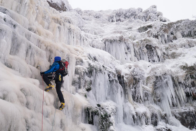 Me Climbing the first pitch