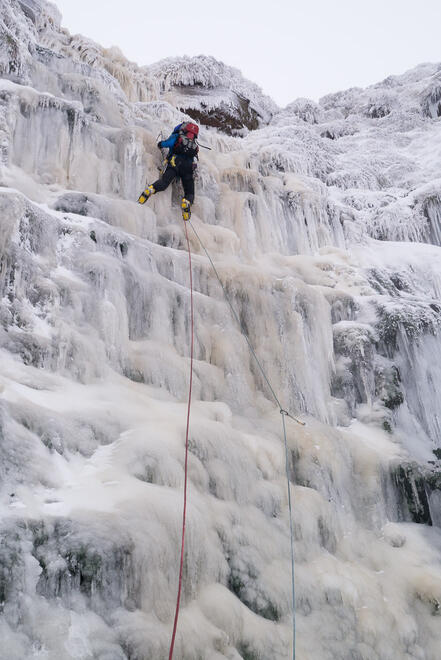 Me Climbing the first pitch