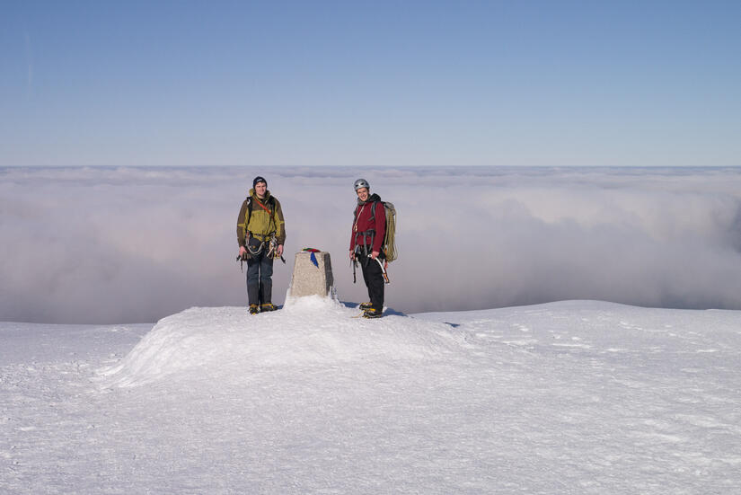 Fantastic summit conditions