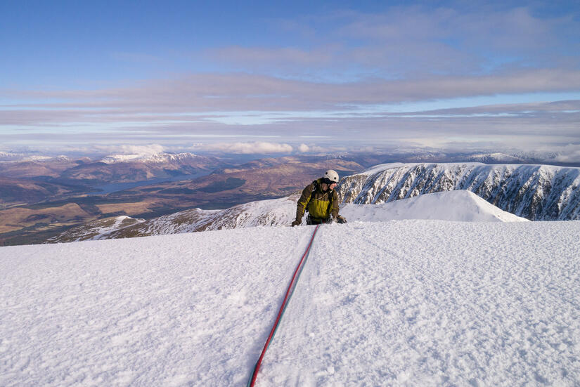 Topping out to brilliant conditions