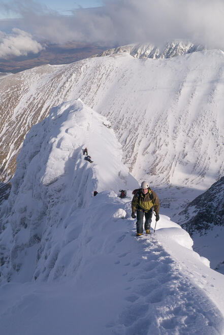 Spectacular final snow slopes