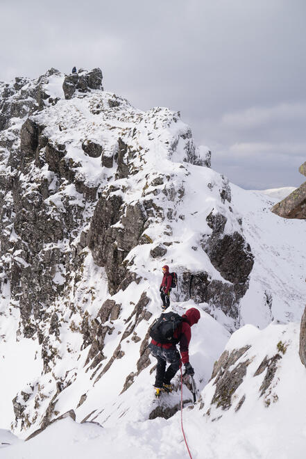 Crossing a narrow section