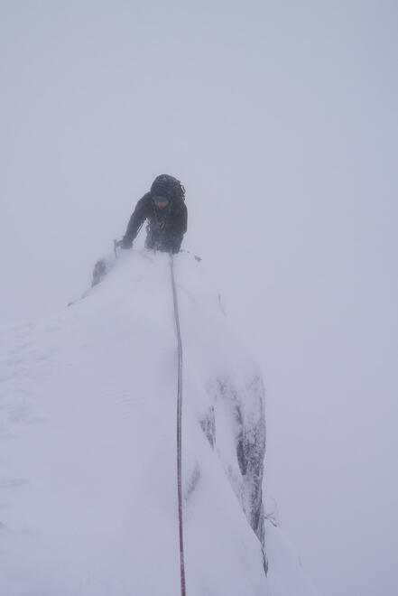 Crawling due to the wind