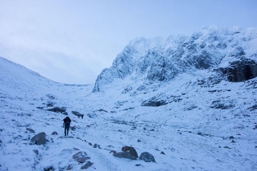 Alpine walk in