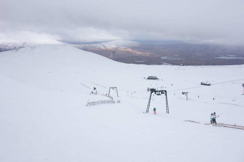 Great view and snow