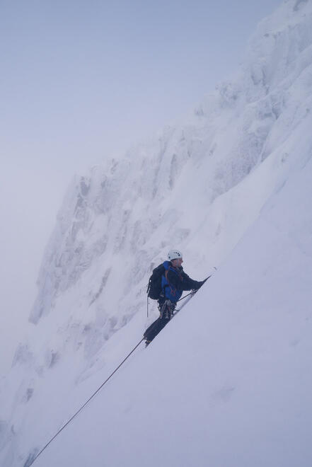 Climbing the penultimate pitch