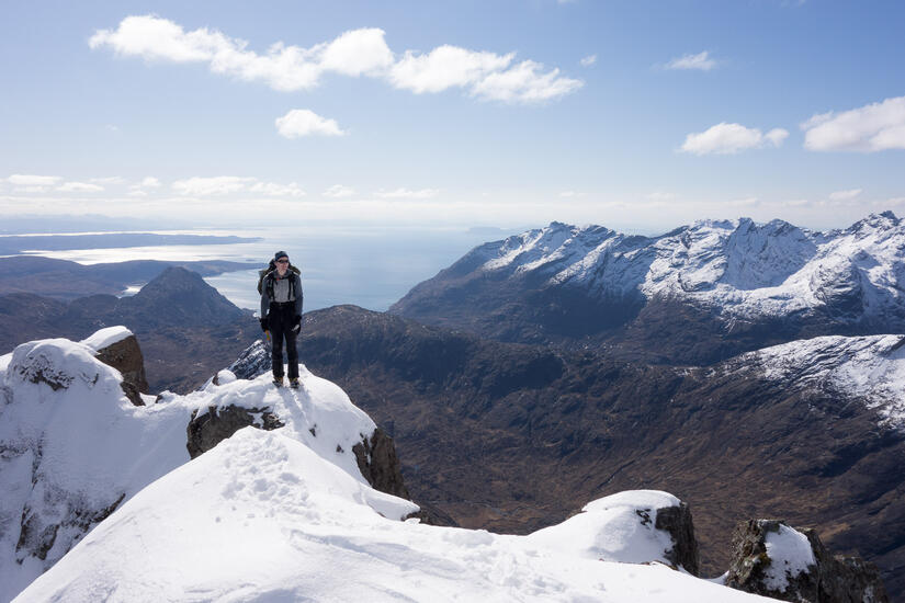 Rich at the start of the ridge