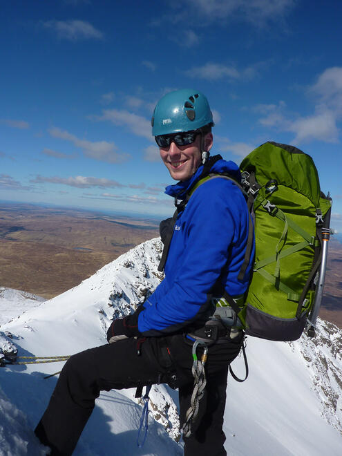 Me about to abseil