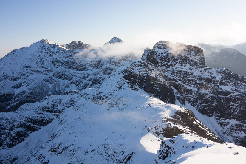 Morning light on the ridge