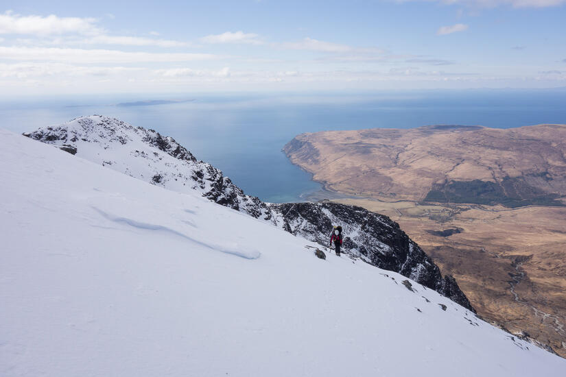 Ascending up to Sgurr Dearg