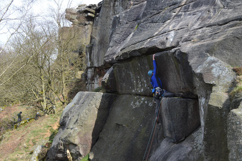 Climbing in the Peak