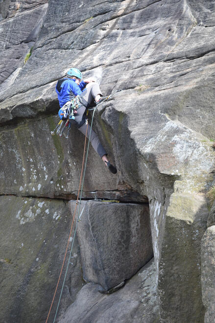 Climbing in the Peak