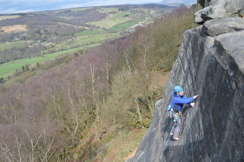 Climbing in the Peak