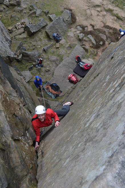 Climbing in the Peak