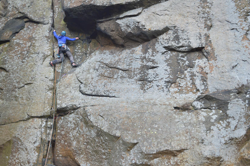 Climbing in the Peak