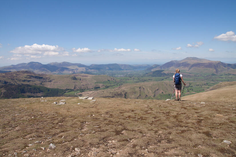 Lovely view towards Keswick