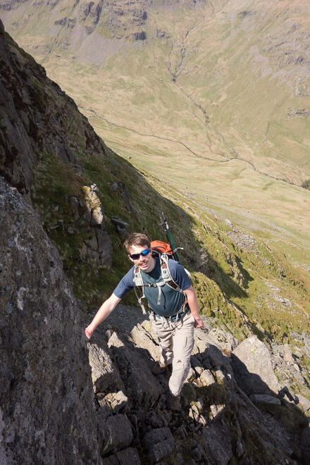 At the start of Pinnacle Ridge