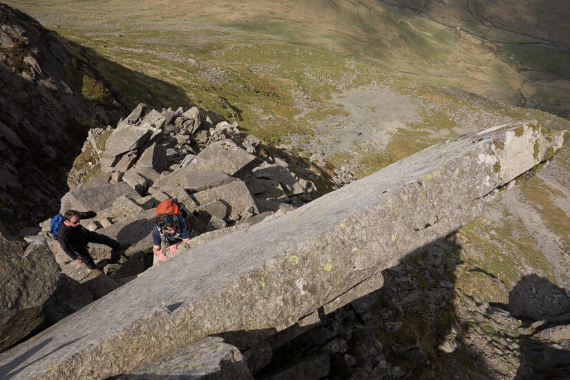 Scrambling on Pinnacle Ridge