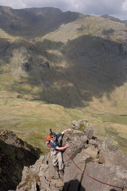 On the pinnacles