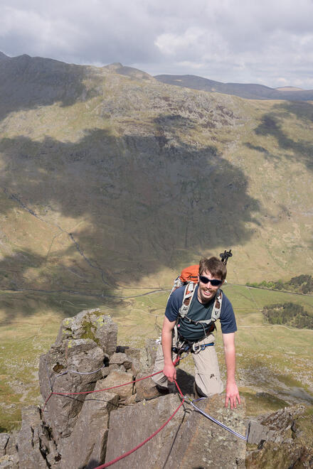 On the pinnacles