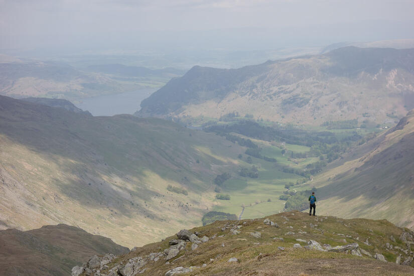 Descending from Nethermost Pike