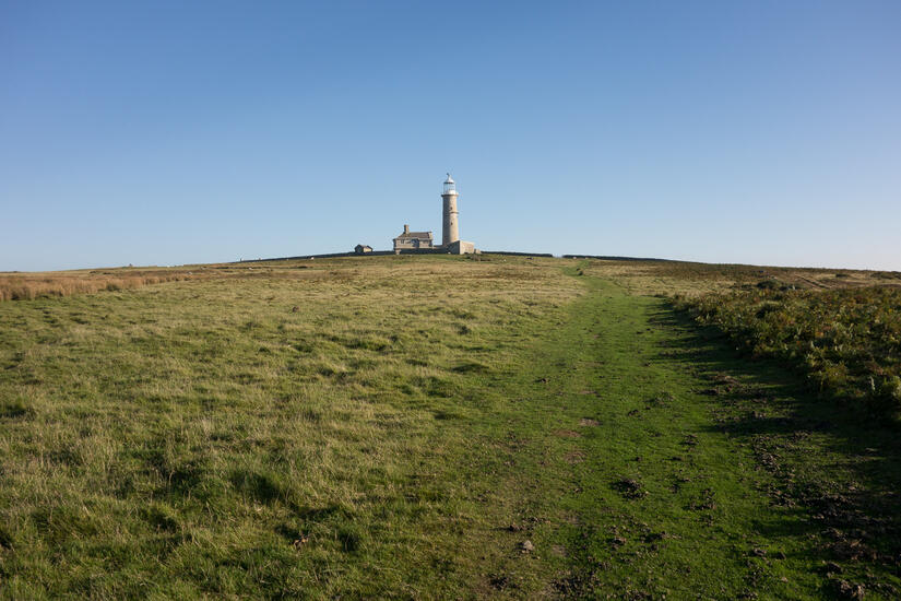 View towards the lighthouse