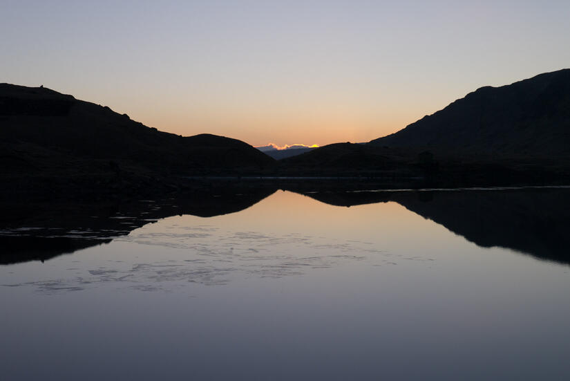 Sunrise from the Miners Track