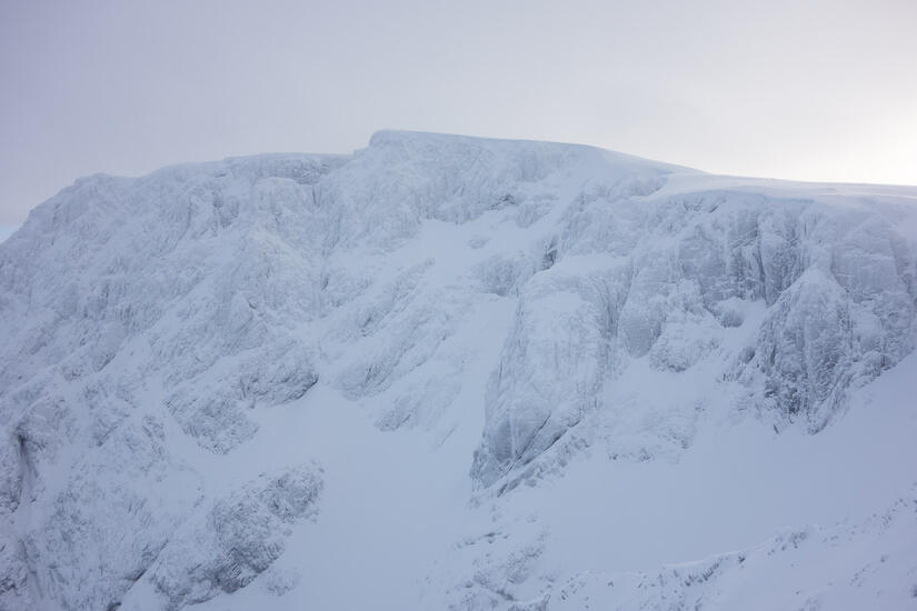 Crags looking white