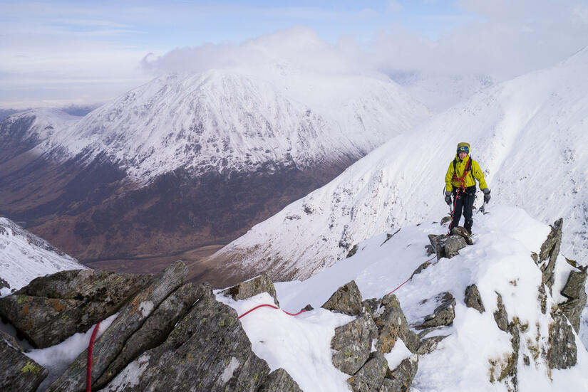 Stob Ban's fantastic NE Ridge