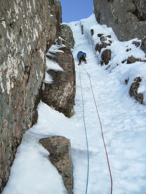 Me on the second pitch of Left Twin