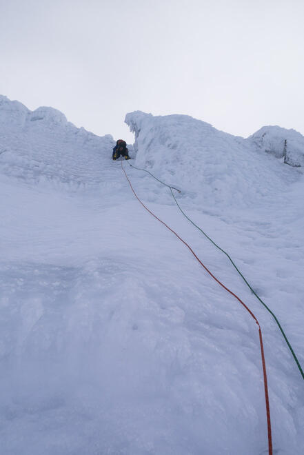 Rich leading the final pitch of Hadrian's Wall Direct