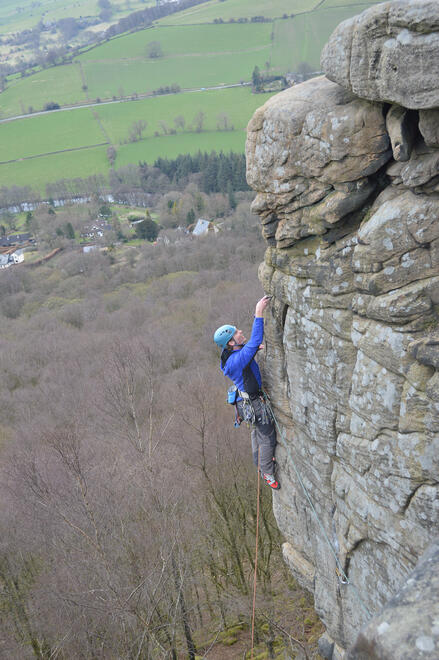 Me on Chequers Buttress