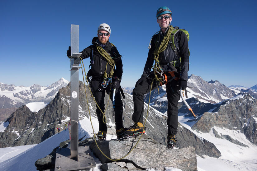 Strahlhorn Summit Photo