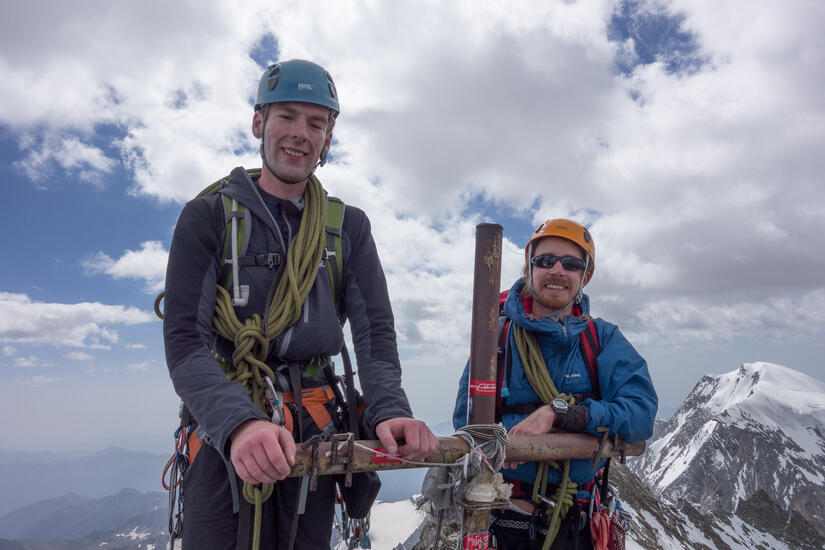 Lagginhorn Summit Photo