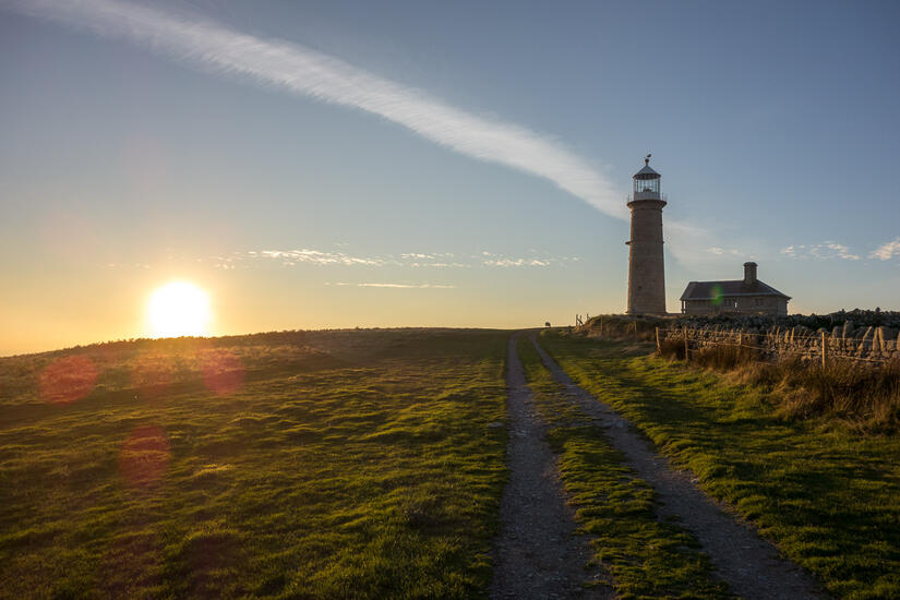 Sunset on Lundy