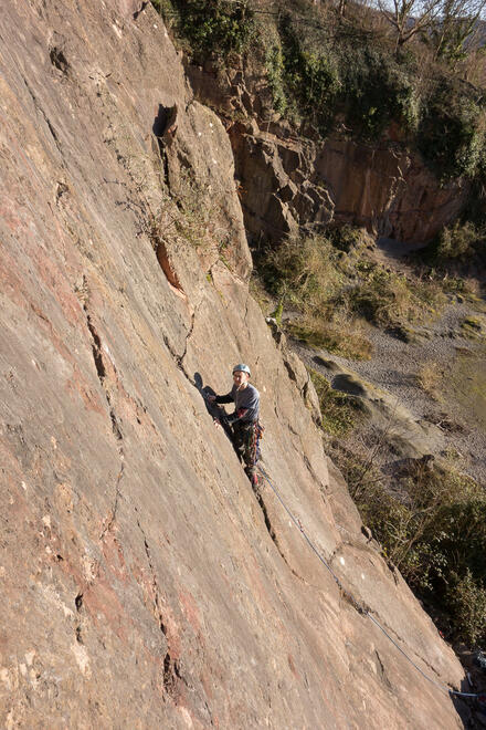 Another team climbing Pharos