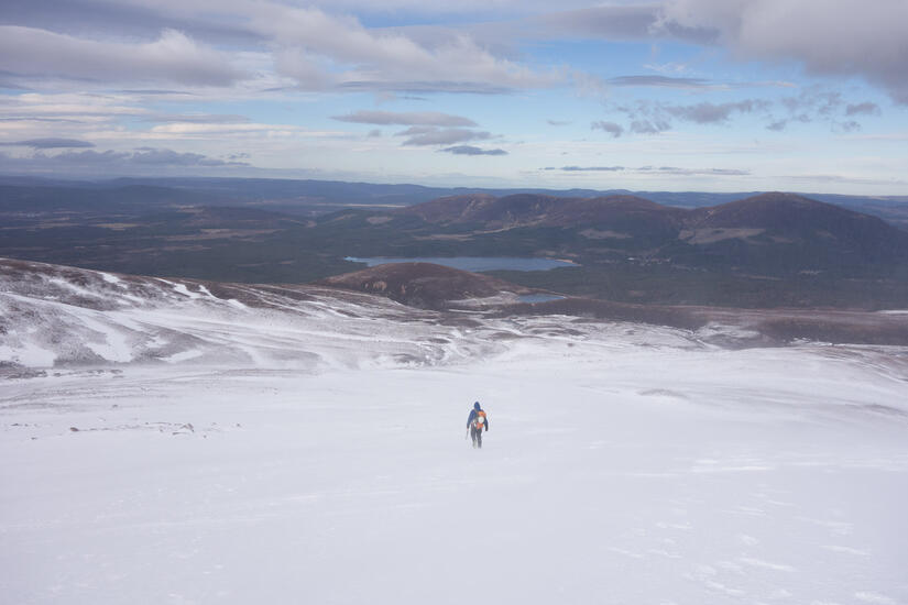 Descending back to the valley