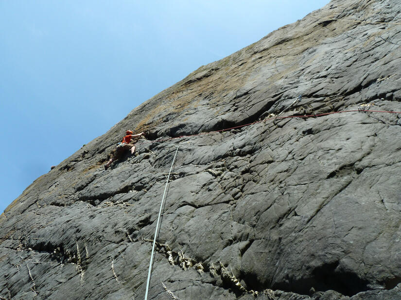 Long traverse on the Smile