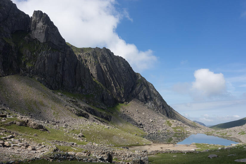 Imposing crag